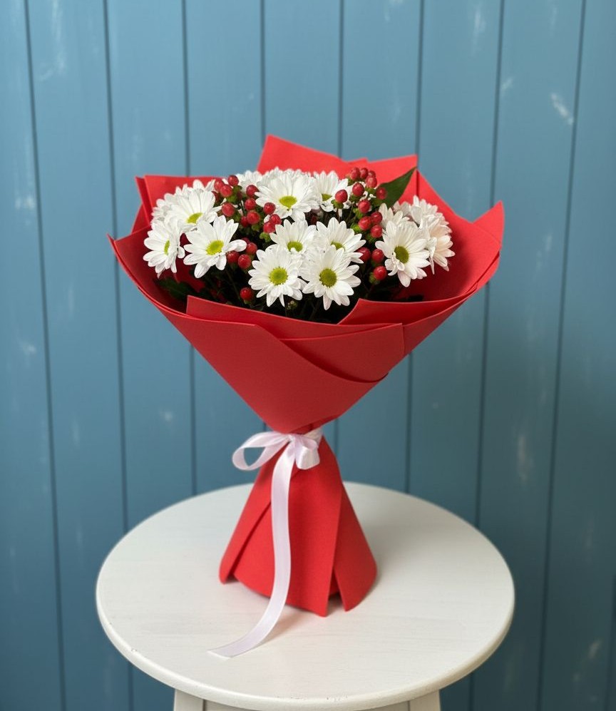 Букет цветов из: Хризантемы в Меленках