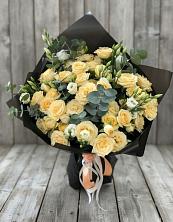 Букет цветов из:  Розы и Лизиантусы в Меленках