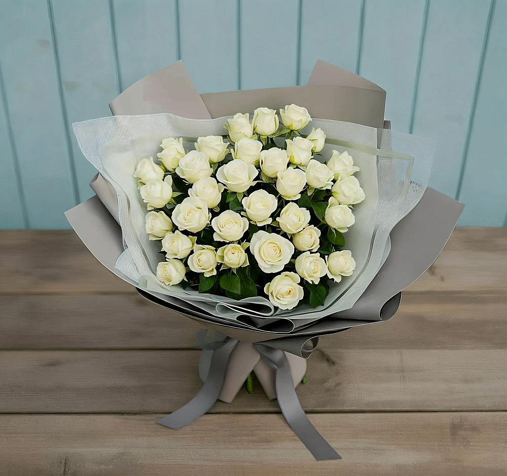 Букет Белоснежная нежность в Меленках