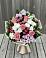 Букет цветов из: Альстромерии, Гвоздики, Розы и Хризантемы в Меленках