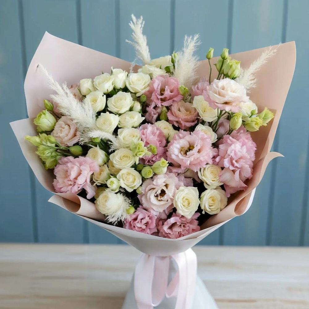 Букет цветов из: Альстромерии и Розы в Меленках