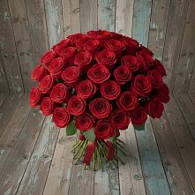 Букет 55 Красных роз Фридом #REPLACE_PRED# Меленках