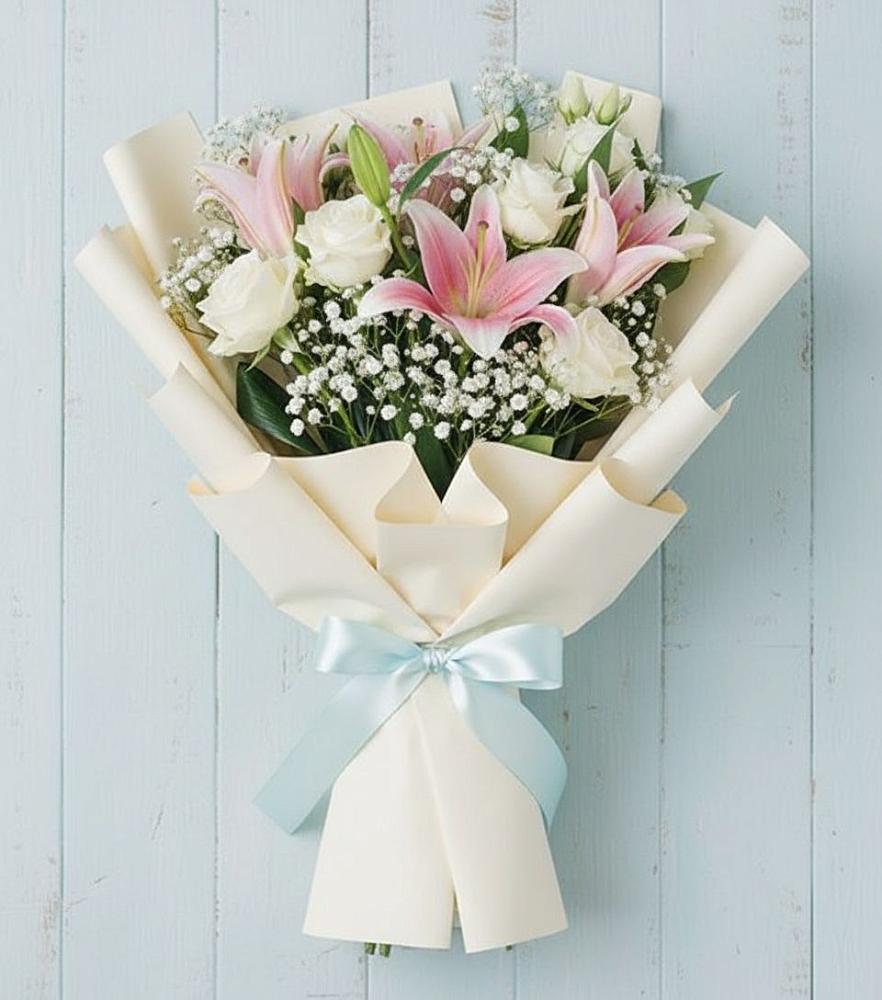 Букет цветов из: Лилии в Меленках