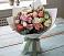 Букет цветов из: Розы, Лизиантусы и Гвоздики в Меленках