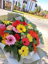 Букет цветов из:  Герберы #REPLACE_PRED# Меленках