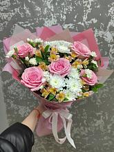 Букет цветов из:  Гвоздики, Орхидеи и Розы #REPLACE_PRED# Меленках