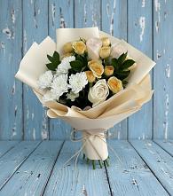 Букет цветов из:  Розы и Хризантемы #REPLACE_PRED# Меленках