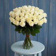 Букет 51 Белая роза Эдлесс Лав #REPLACE_PRED# Меленках