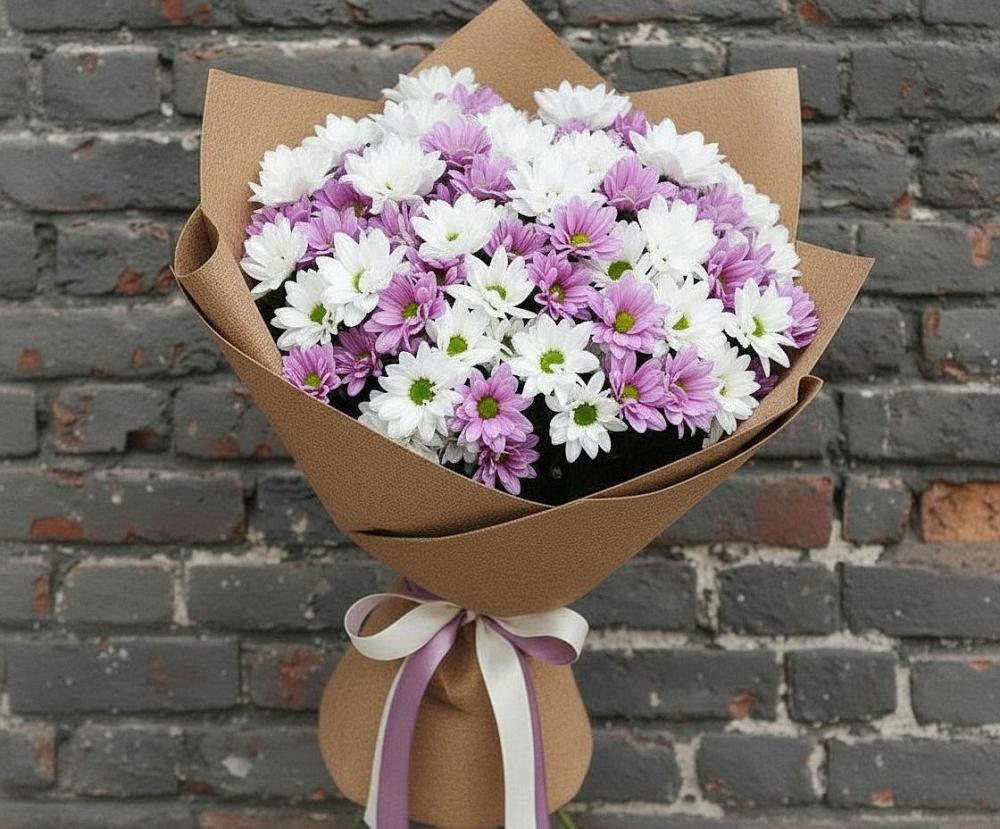 Букет цветов из: Хризантемы в Меленках