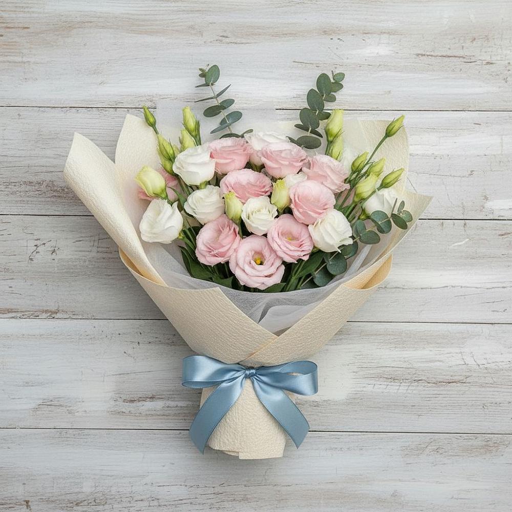 Букет цветов из: Лизиантусы в Меленках